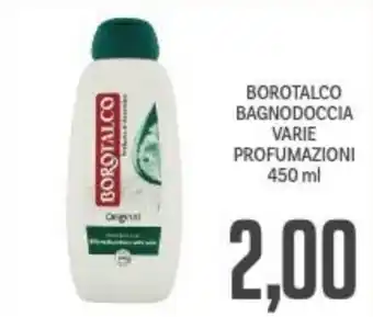 Supermercati Piccolo BOROTALCO BAGNODOCCIA VARIE PROFUMAZIONI 450 ml offerta