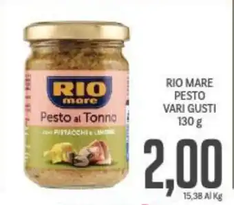 Supermercati Piccolo RIO MARE PESTO VARI GUSTI 130 g offerta