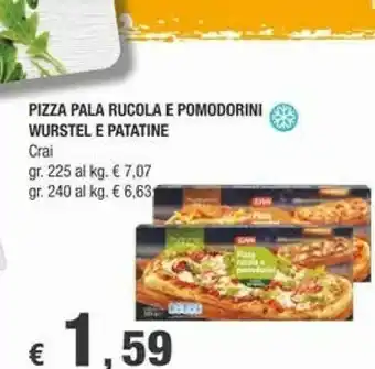 Crai Crai - Pizza Pala Rucola E Pomodorini 225 G offerta