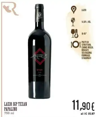Conad City Lazio Igp Tezan Papalino offerta