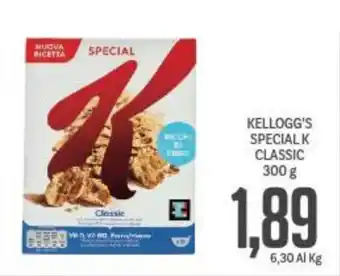 Supermercati Piccolo KELLOGG'S SPECIAL K CLASSIC 300 g offerta
