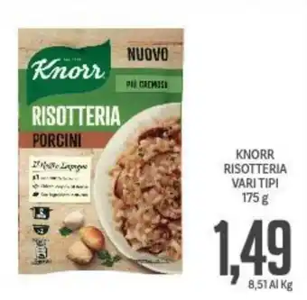 Supermercati Piccolo KNORR RISOTTERIA VARI TIPI 175 g offerta
