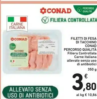 Conad Conad Filetti Di Fesa Di Tacchino offerta