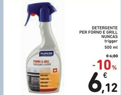 Nuncas Detergente Per Forno E Grill Trigger offerta di Conad Ipermercato