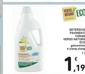 Conad Conad Detersivo Pavimenti Verso Natura Eco offerta