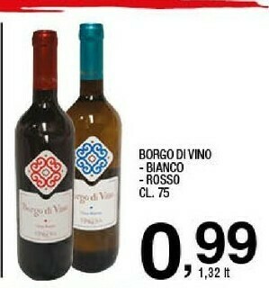 Sigma Borgo Di Vino - Vino Bianco 750 G(ml) offerta