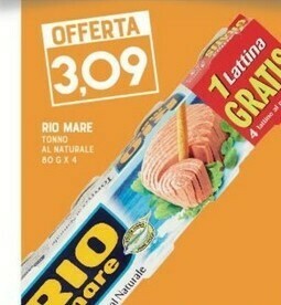 Gran Risparmio Rio Mare Tonno Rio mare offerta