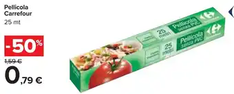 Carrefour Pellicola Carrefour 25 mt offerta