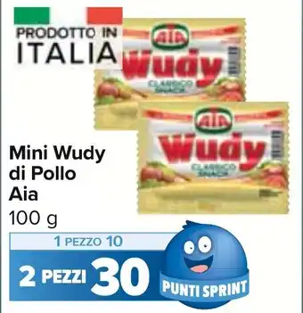 Mini Wudy di Pollo Aia 100 g