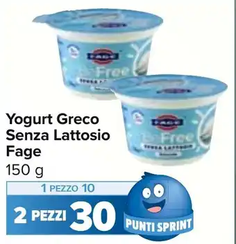Carrefour Market Yogurt Greco Senza Lattosio Fage 150 g offerta