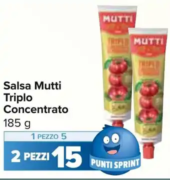 Carrefour Market Salsa Mutti Triplo Concentrato 185 g offerta