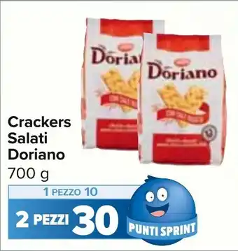 Carrefour Market Crackers Salati Doriano 700 g offerta