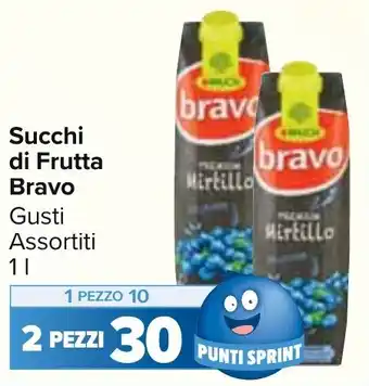 Carrefour Market Succhi di Frutta Bravo Gusti Assortiti 1 l offerta