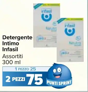 Carrefour Market Detergente Intimo Infasil Assortiti 300 ml offerta