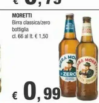 Crai Moretti Birra - Birra 660 G(ml) offerta