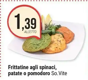 Supermercati Gulliver Frittatine Agli Spinaci offerta