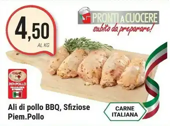 Supermercati Gulliver Ali Di Pollo BBQ offerta