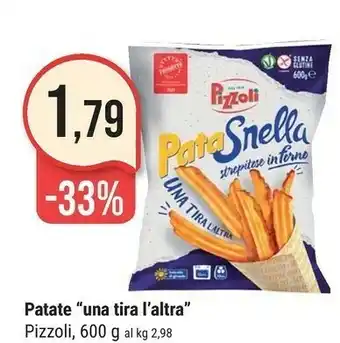 Supermercati Gulliver Pizzoli Patate " Una Tira L'altra " offerta