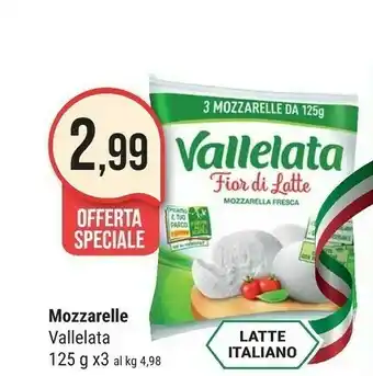 Supermercati Gulliver Vallelata Mozzarelle offerta
