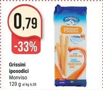 Supermercati Gulliver Monviso Grissini Iposodici offerta