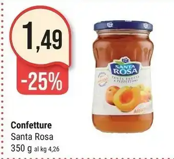Supermercati Gulliver Santa rosa Confettura Extra Di Pesche 350 G(ml) offerta