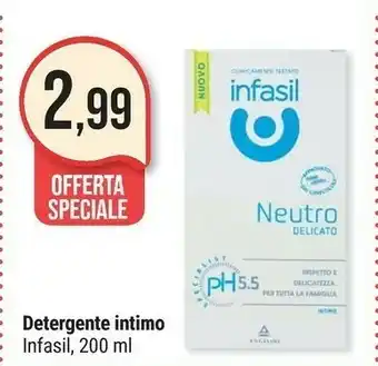 Supermercati Gulliver Infasil Detergente Intimo Neutro Delicato 200ml offerta