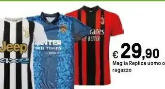 Maglia Replica Uomo/ Ragazzo