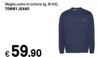 Iper La Grande Tommy Jeans Maglia Uomo In Cotone offerta