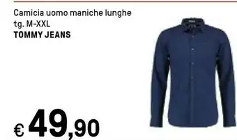Iper La Grande Tommy Jeans Camicia Uomo Maniche Lunghe offerta