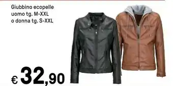 Iper La Grande Giubbino Ecopelle Uomo/ Donna offerta