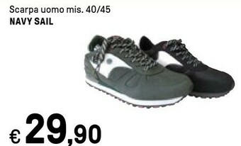 Iper La Grande Navy Sail Scarpa Uomo offerta
