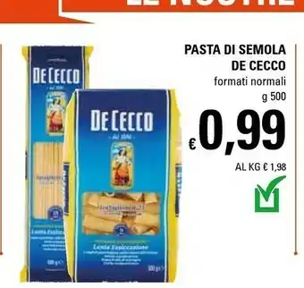 Basko De Cecco Pasta di semola offerta