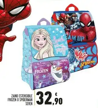 Conad Superstore Seven Zaino Estenbile Frozen offerta