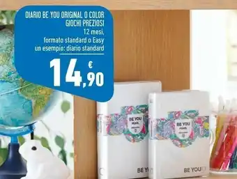 Conad Superstore Giochi preziosi Diario Be You Original offerta
