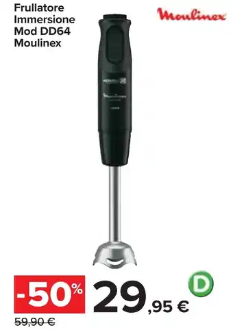 Carrefour Frullatore Immersione Mod DD64 Moulinex offerta
