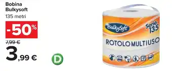 Carrefour Bobina Bulkysoft 135 metri offerta
