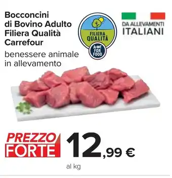 Carrefour Bocconcini di Bovino Adulto Filiera Qualità Carrefour offerta