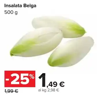 Carrefour Insalata Belga 500 g offerta