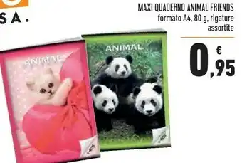 Animal Friends Maxi Quaderno