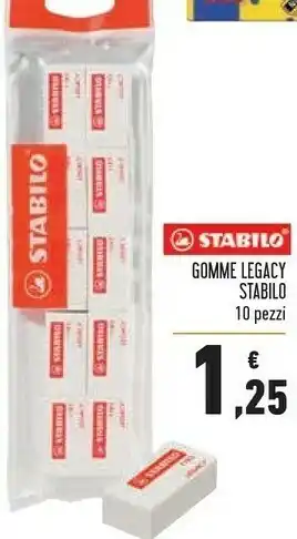 Stabilo Ecopack 10 Legacy Gomme