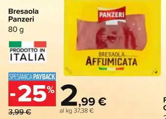 Bresaola Panzeri 80 g