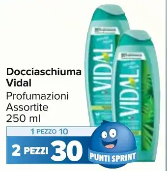 Carrefour Market Docciaschiuma Vidal Profumazioni Assortite 250 ml offerta