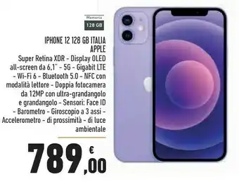 Conad Superstore Apple IPhone 12 128GB - Blu offerta