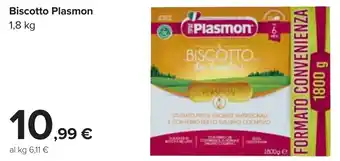 Carrefour Biscotto Plasmon 1,8 kg offerta