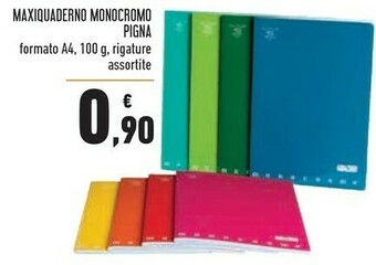 Conad Superstore Pigna Maxiquaderno Monocromo offerta