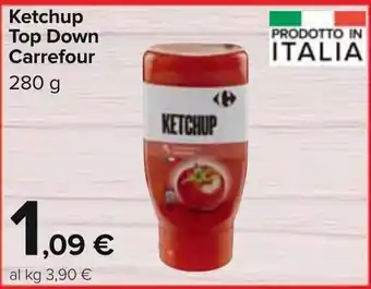 Carrefour Ketchup Top Down Carrefour 280 g offerta