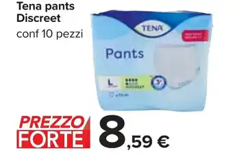 Carrefour Tena pants Discreet conf 10 pezzi offerta