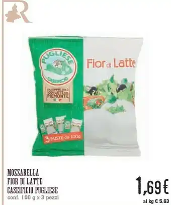 Conad Caseificio Pugliese Mozzarella Fior Di Latte offerta