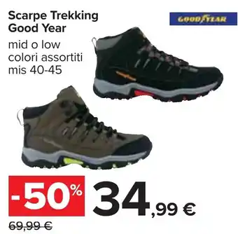 Carrefour Scarpe Trekking Good Year offerta