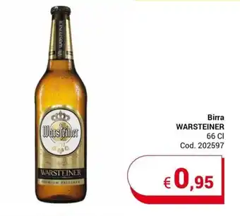 Centro Cash Birra WARSTEINER 66 CI offerta